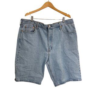 Levis 469 Mens Light Blue Denim Shorts W44 L12 Cotton Casual